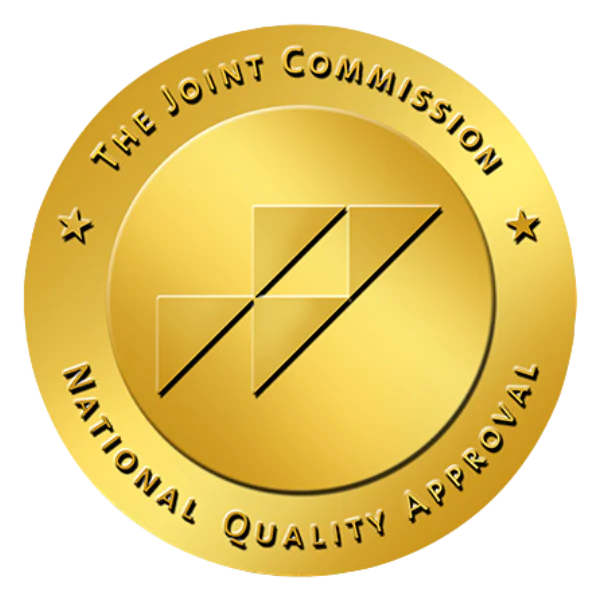 Joint commission badge showing Black Horse is accredited